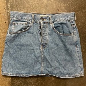 Vintage Style Jean Skirt